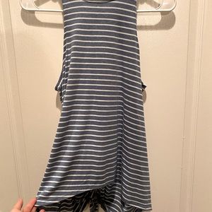 light blue razorback tank , brand: yogalicious , size: S